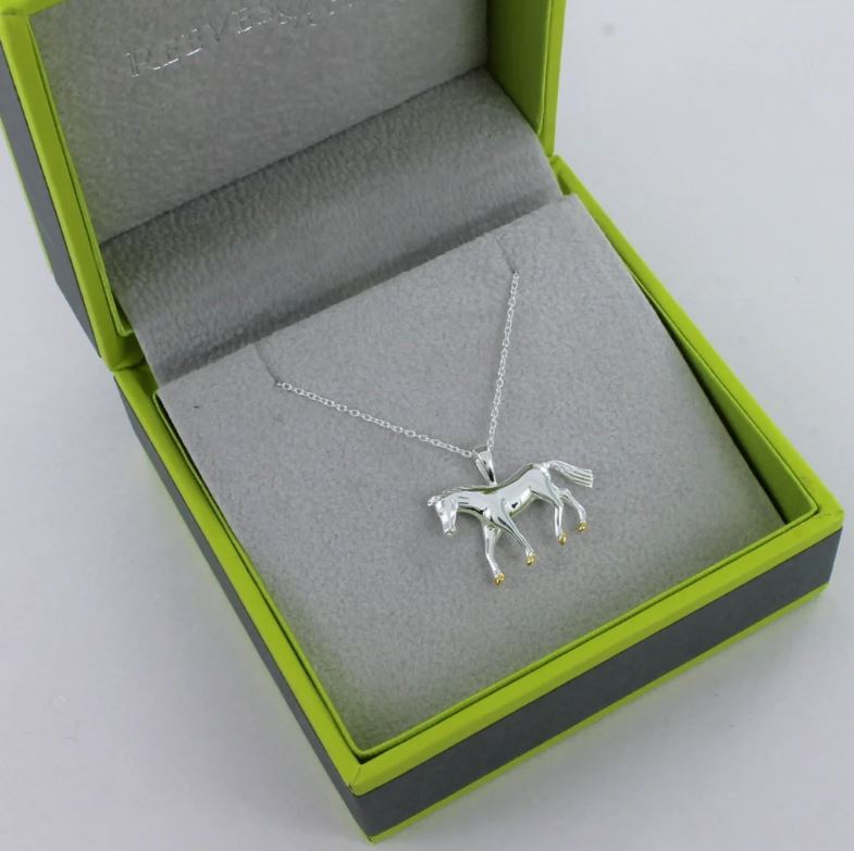 Sterling Silver Merrylegs Horse Equestrian Necklace