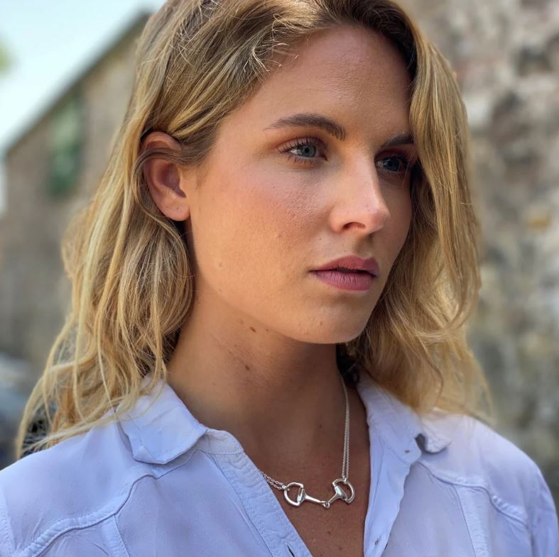 Sterling Silver Snaffle Feature Necklace